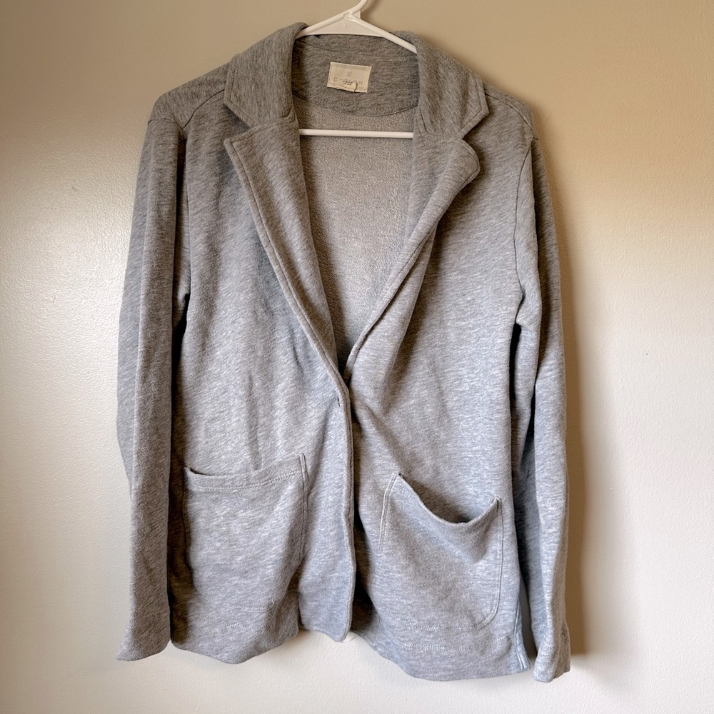 Sweatshirt blazer